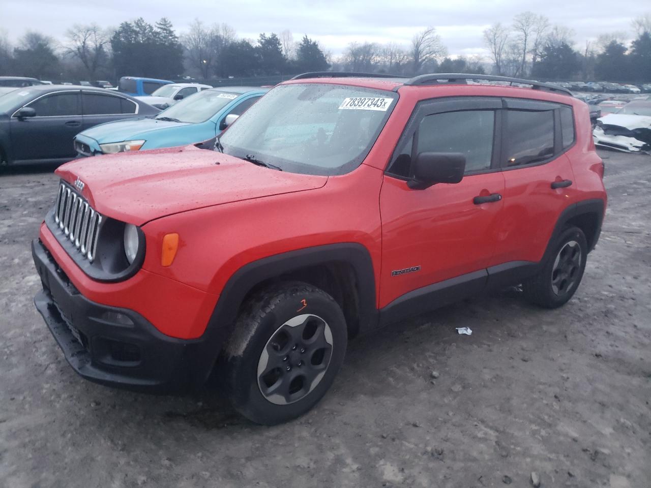 Image 1 of 2017 JEEP RENEGADE SPORT 2017 with VIN ZACCJBAB5HPG54102