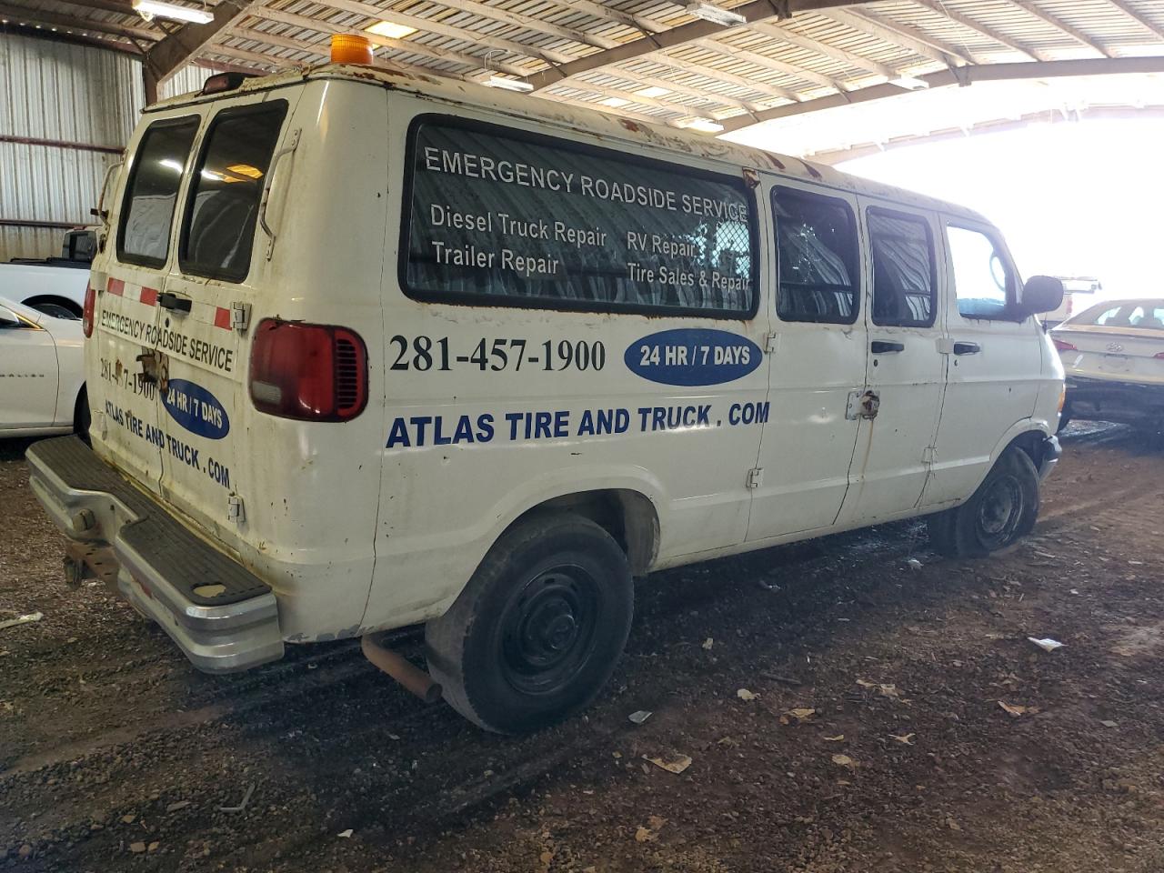 Изображение 3 2001 DODGE RAM VAN B2500 2001 с VIN 2B7JB21Y41K504727