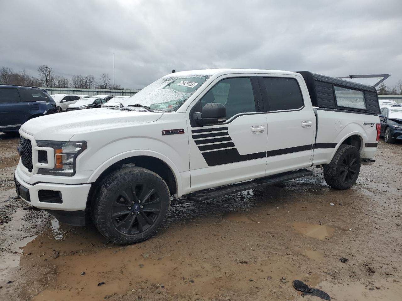 Image 1 of 2019 FORD F150 SUPERCREW 2019 with VIN 1FTFW1E45KFA45445