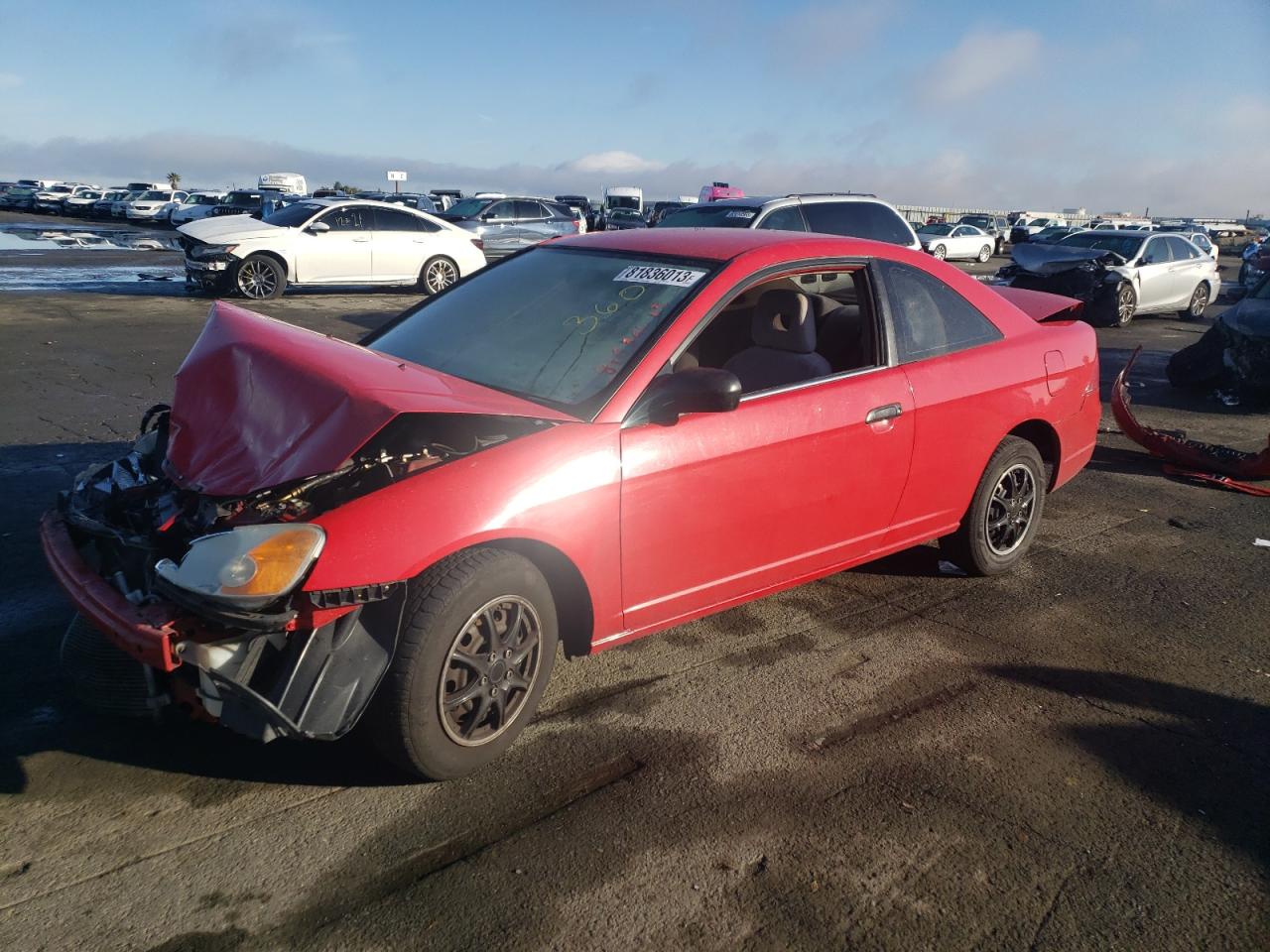 Obraz 1 z 2001 HONDA CIVIC LX 2001 z VIN 1HGEM22511L039938