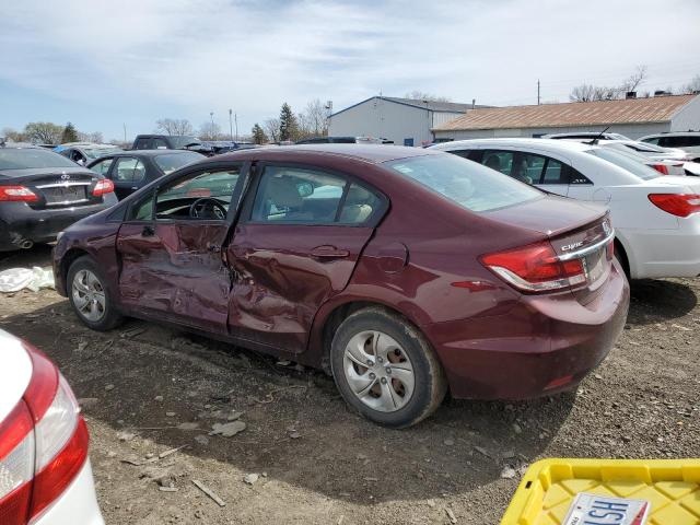 Изображение 2 2014 HONDA CIVIC LX 2014 с VIN 19XFB2F57EE213822