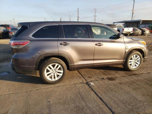 Image 3 of 2015 TOYOTA HIGHLANDER LE 2015 with VIN 5TDZARFH0FS010524