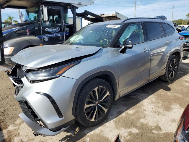Изображение 1 2021 TOYOTA HIGHLANDER XSE 2021 с VIN 5TDLZRAHXMS049396