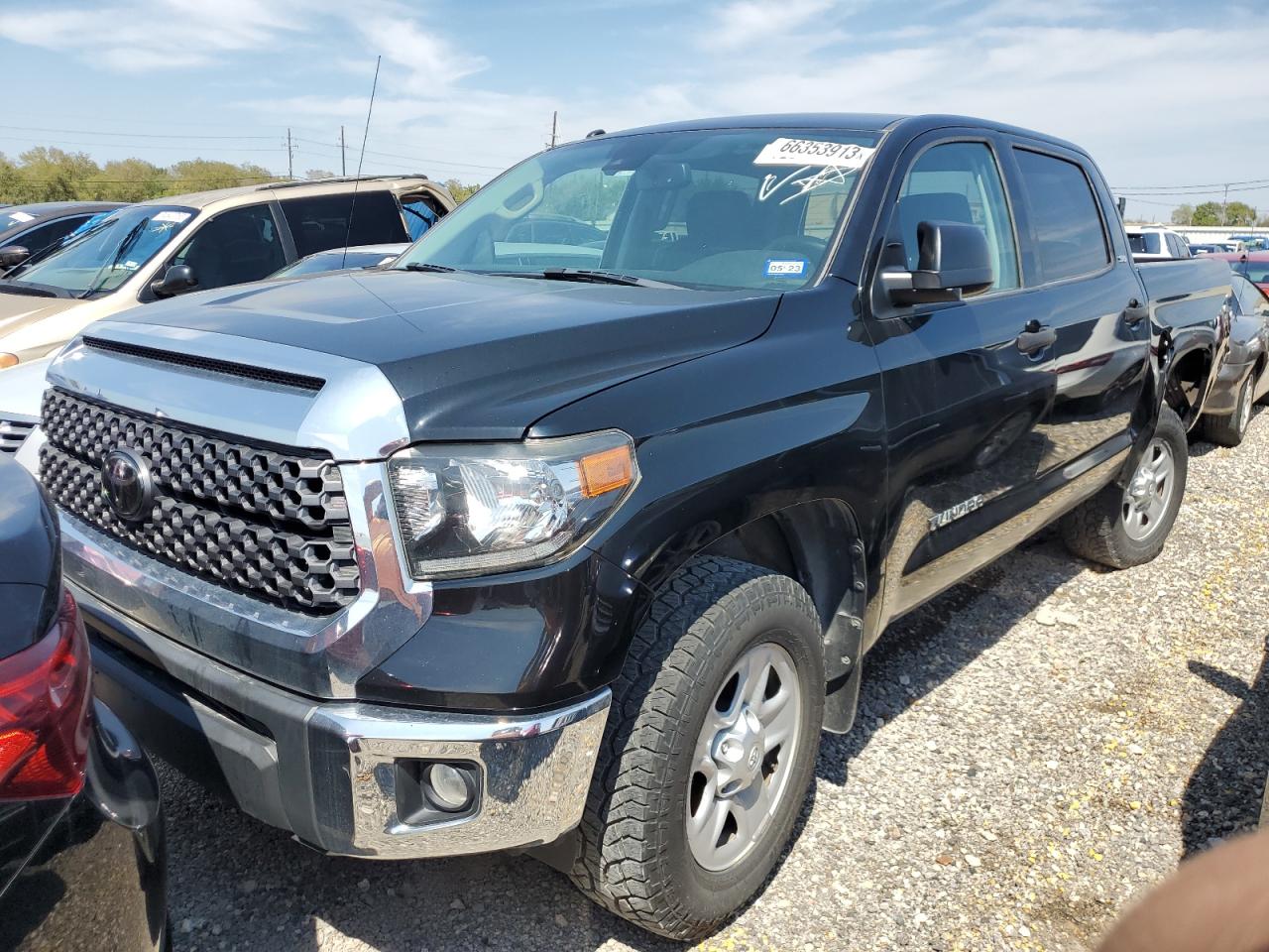 Image 1 of 2019 TOYOTA TUNDRA CREWMAX SR5 2019 with VIN 5TFEM5F1XKX142325