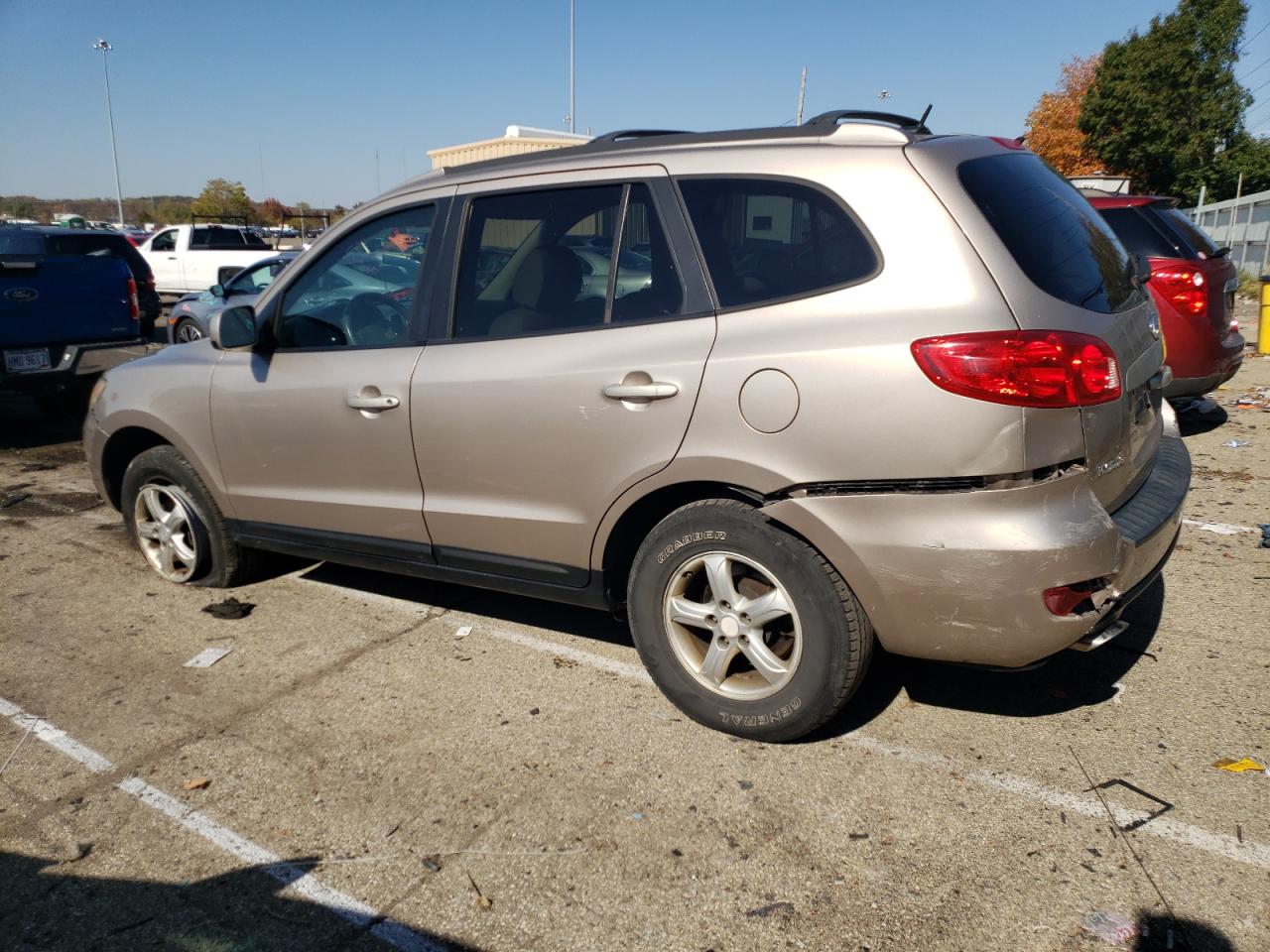 Image 2 of 2007 HYUNDAI SANTA FE GLS 2007 with VIN 5NMSG13D37H067307