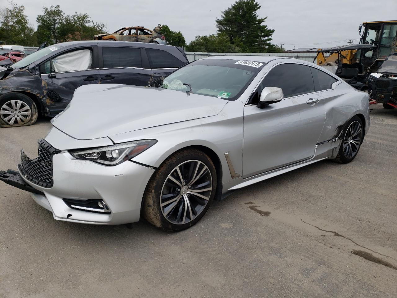 Image 1 of 2017 INFINITI Q60 BASE 2017 with VIN JN1CV7EL4HM320746