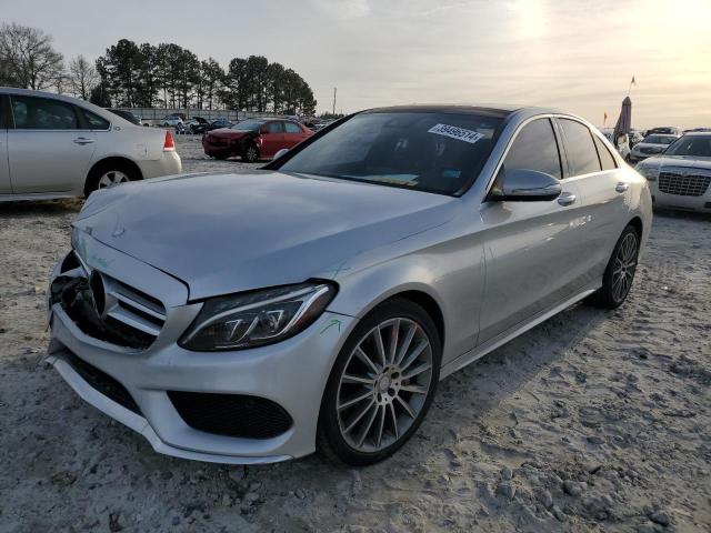 Image 1 of 2015 MERCEDES-BENZ C 300 4MATIC 2015 with VIN 55SWF4KB2FU015560