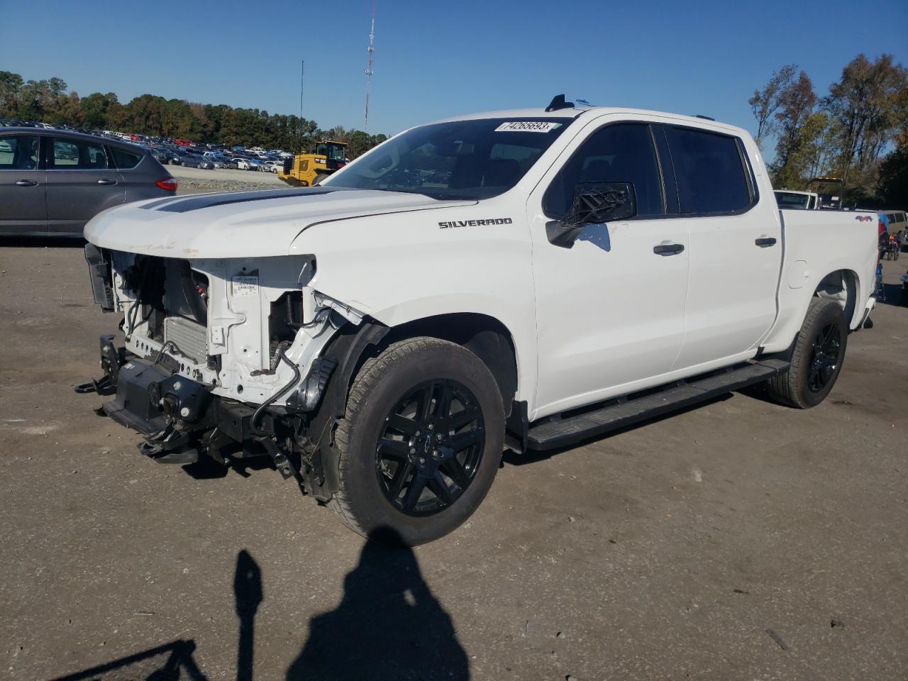 Obraz 1 z 2023 CHEVROLET SILVERADO K1500 CUSTOM 2023 z VIN 1GCPDBEK9PZ256054