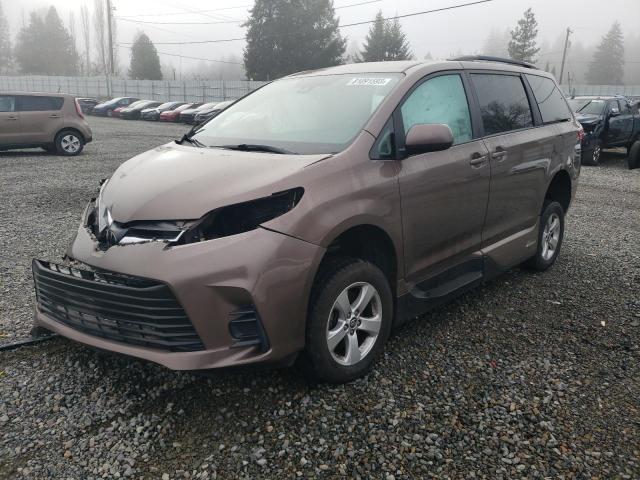 Image 1 of 2018 TOYOTA SIENNA LE 2018 with VIN 5TDKZ3DC4JS927408