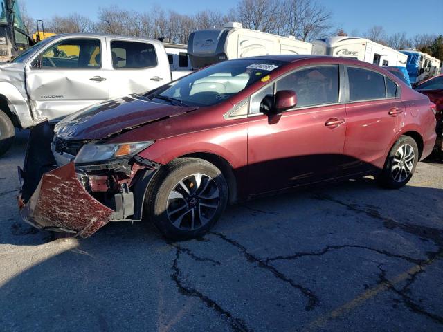 Image 1 of 2013 HONDA CIVIC EX 2013 with VIN 2HGFB2F81DH539341
