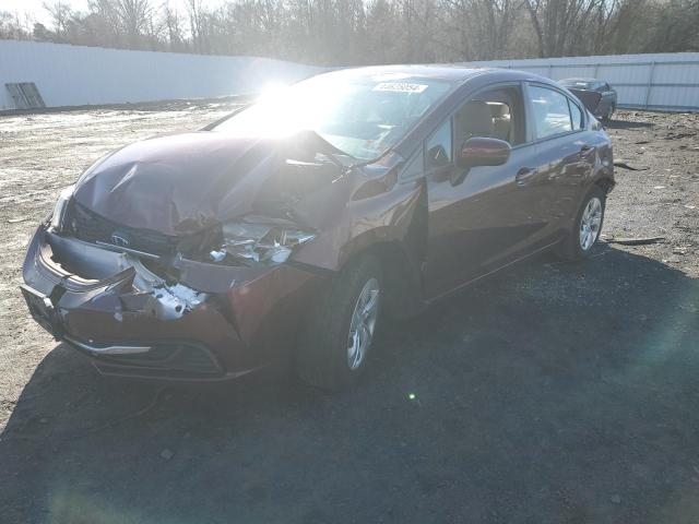 Image 1 of 2015 HONDA CIVIC LX 2015 with VIN 19XFB2F5XFE267729