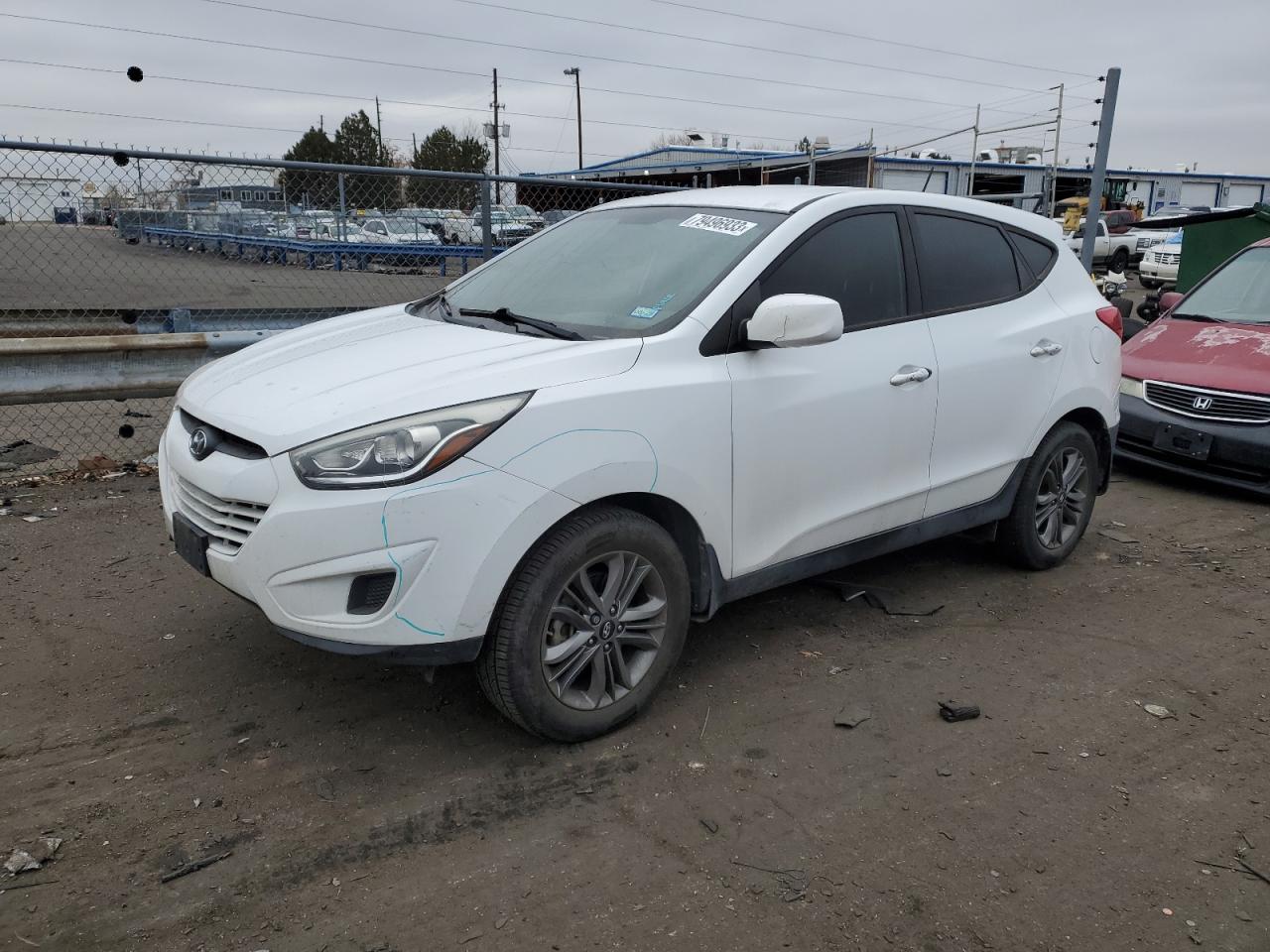 Image 1 of 2014 HYUNDAI TUCSON GLS 2014 with VIN KM8JT3AF7EU847111