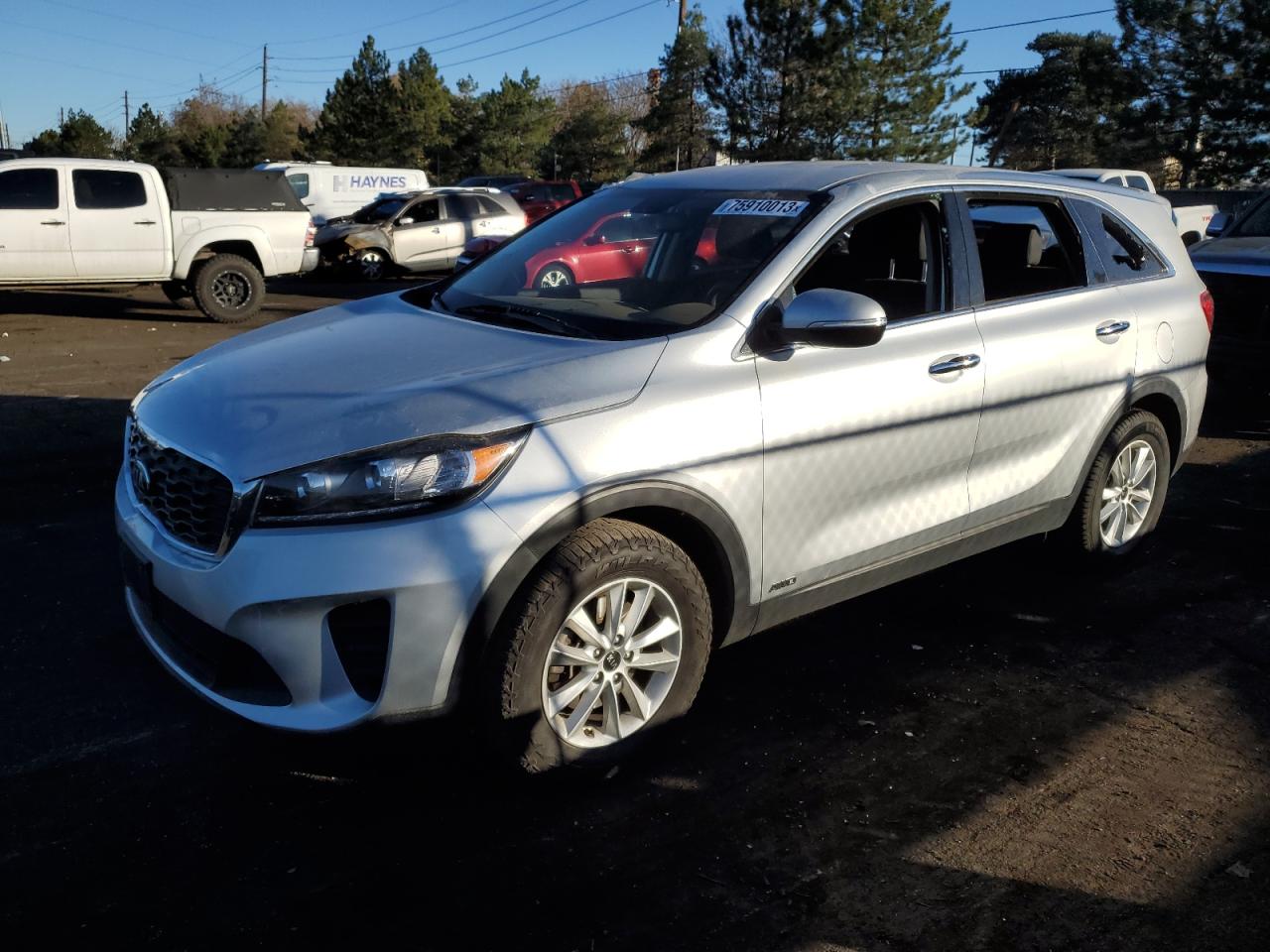Image 1 of 2019 KIA SORENTO LX 2019 with VIN 5XYPGDA50KG465726