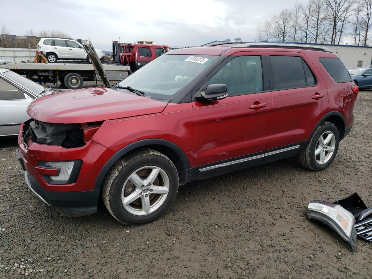 Image 1 of 2016 FORD EXPLORER XLT 2016 with VIN 1FM5K8D83GGC48206