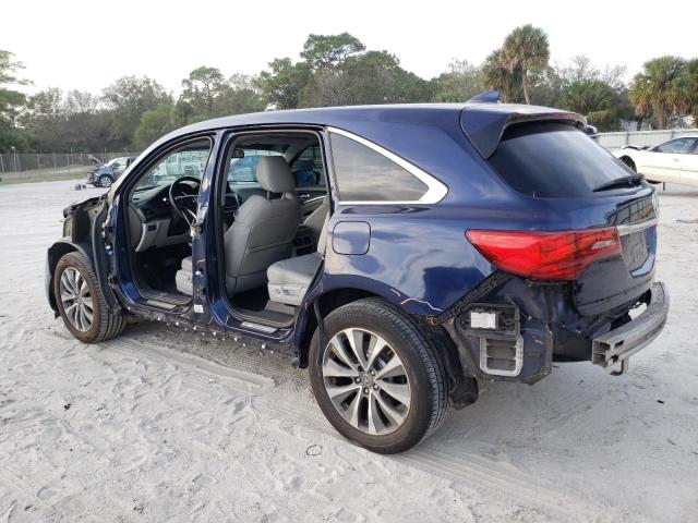 Image 2 of 2014 ACURA MDX TECHNOLOGY 2014 with VIN 5FRYD4H45EB045416