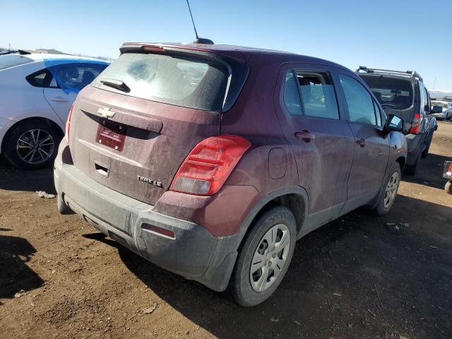 Image 3 of 2016 CHEVROLET TRAX LS 2016 with VIN 3GNCJKSB7GL253485