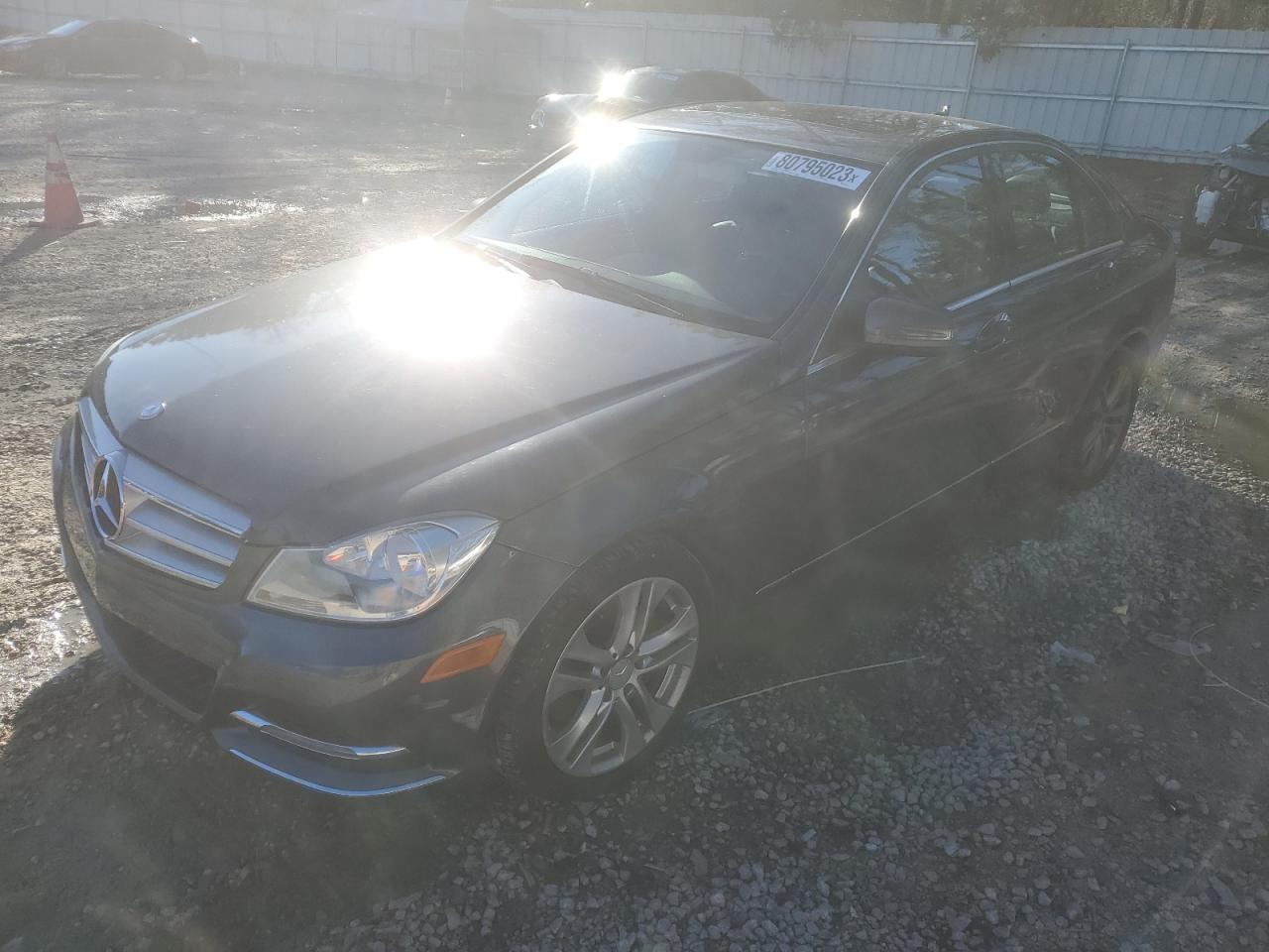 Image 1 of 2013 MERCEDES-BENZ C 300 4MATIC 2013 with VIN WDDGF8AB9DR281394