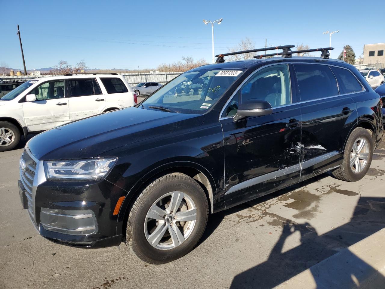 Image 1 of 2018 AUDI Q7 PREMIUM PLUS 2018 with VIN WA1LHAF77JD051161