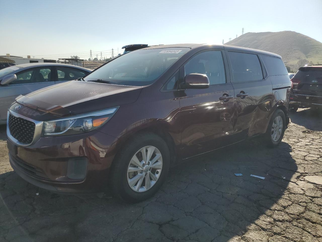 Изображение 1 2017 KIA SEDONA LX 2017 с VIN KNDMB5C12H6232587