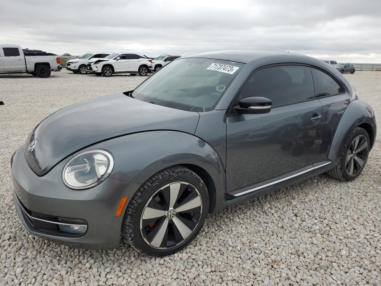 Image 1 of 2012 VOLKSWAGEN BEETLE TURBO 2012 with VIN 3VW4A7AT6CM634542