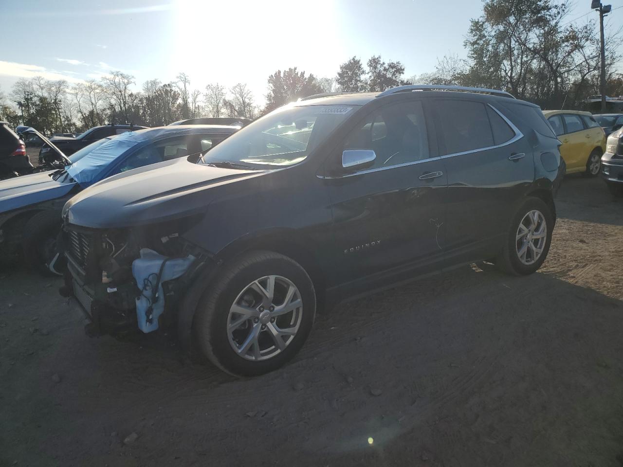 Image 1 of 2020 CHEVROLET EQUINOX PREMIER 2020 with VIN 3GNAXXEV3LS641967