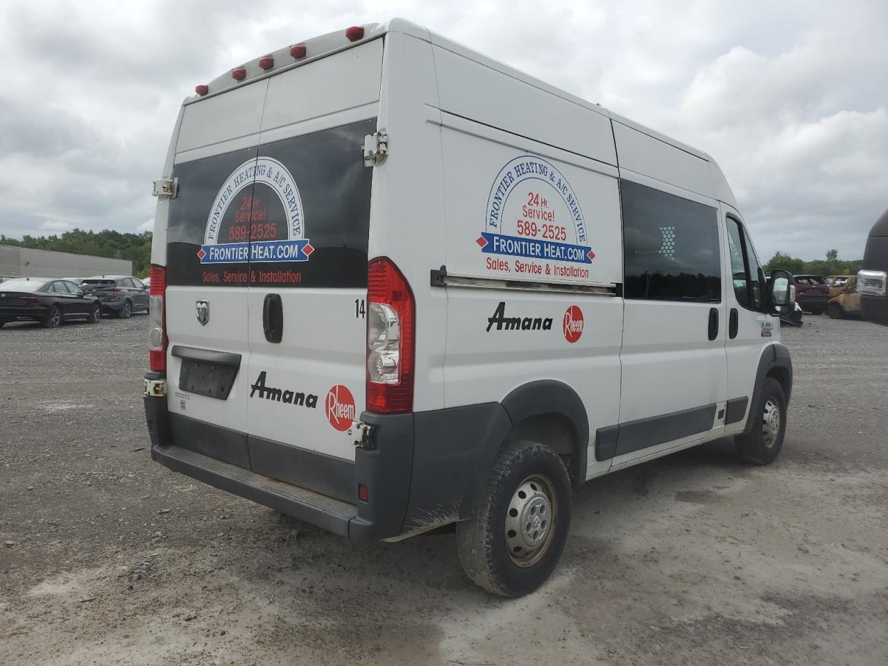 Image 3 of 2014 RAM PROMASTER 2500 2500 HIGH 2014 with VIN 3C6TRVCG2EE104276