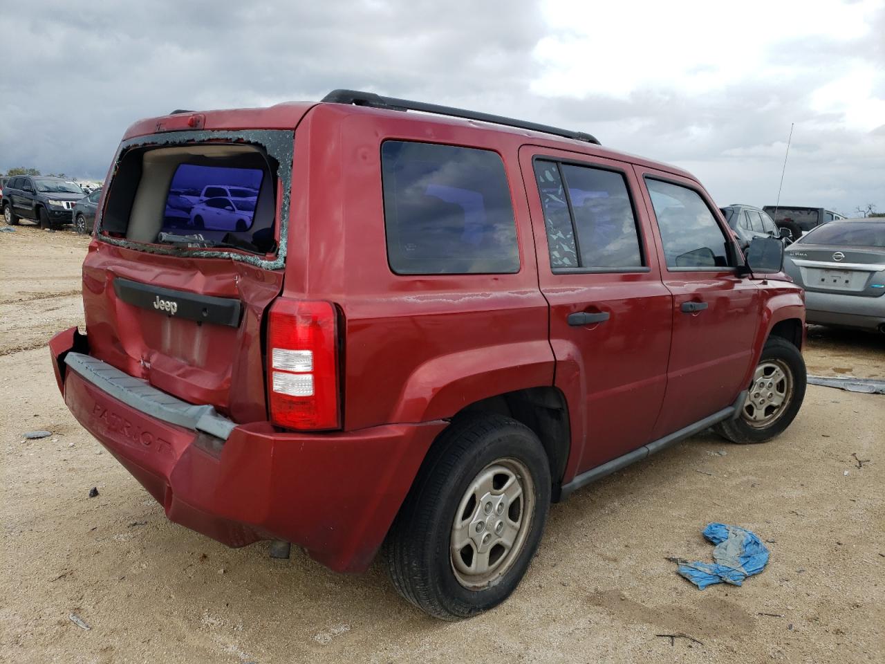 Obraz 3 z 2008 JEEP PATRIOT SPORT 2008 z VIN 1J8FT28W48D699751