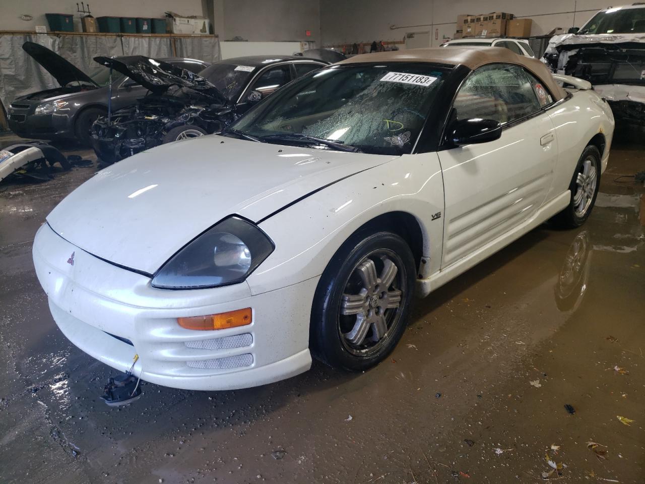 Obraz 1 z 2001 MITSUBISHI ECLIPSE SPYDER GT 2001 z VIN 4A3AE55H61E005674