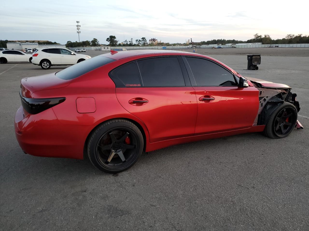 Image 3 of 2017 INFINITI Q50 RED SPORT 400 2017 with VIN JN1FV7AR9HM871004