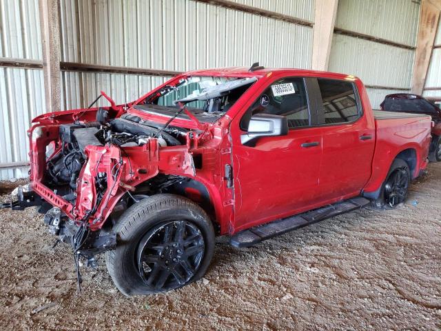 Image 1 of 2022 CHEVROLET SILVERADO K1500 CUSTOM 2022 with VIN 1GCPDBEK6NZ528587