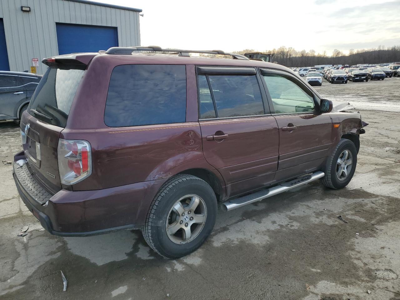 Image 3 of 2007 HONDA PILOT EXL 2007 with VIN 2HKYF18537H505941