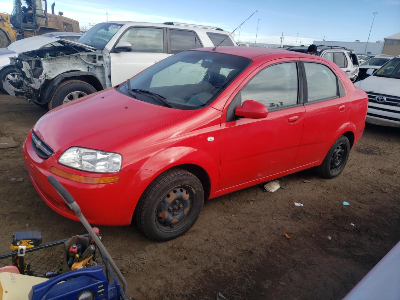 Изображение 1 2005 CHEVROLET AVEO BASE 2005 с VIN KL1TD52625B503905