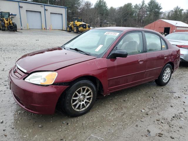 Image 1 of 2002 HONDA CIVIC LX 2002 with VIN 2HGES16572H522388