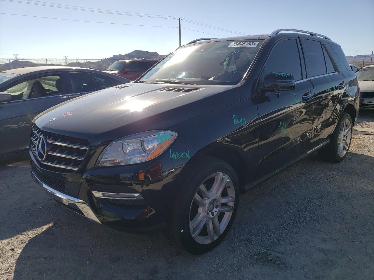 Image 1 of 2015 MERCEDES-BENZ ML 350 2015 with VIN 4JGDA5JB6FA567341