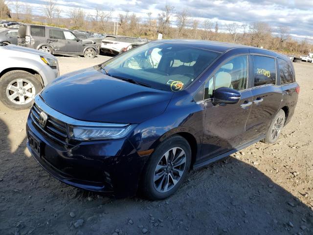 Image 1 of 2021 HONDA ODYSSEY EXL 2021 with VIN 5FNRL6H76MB025480