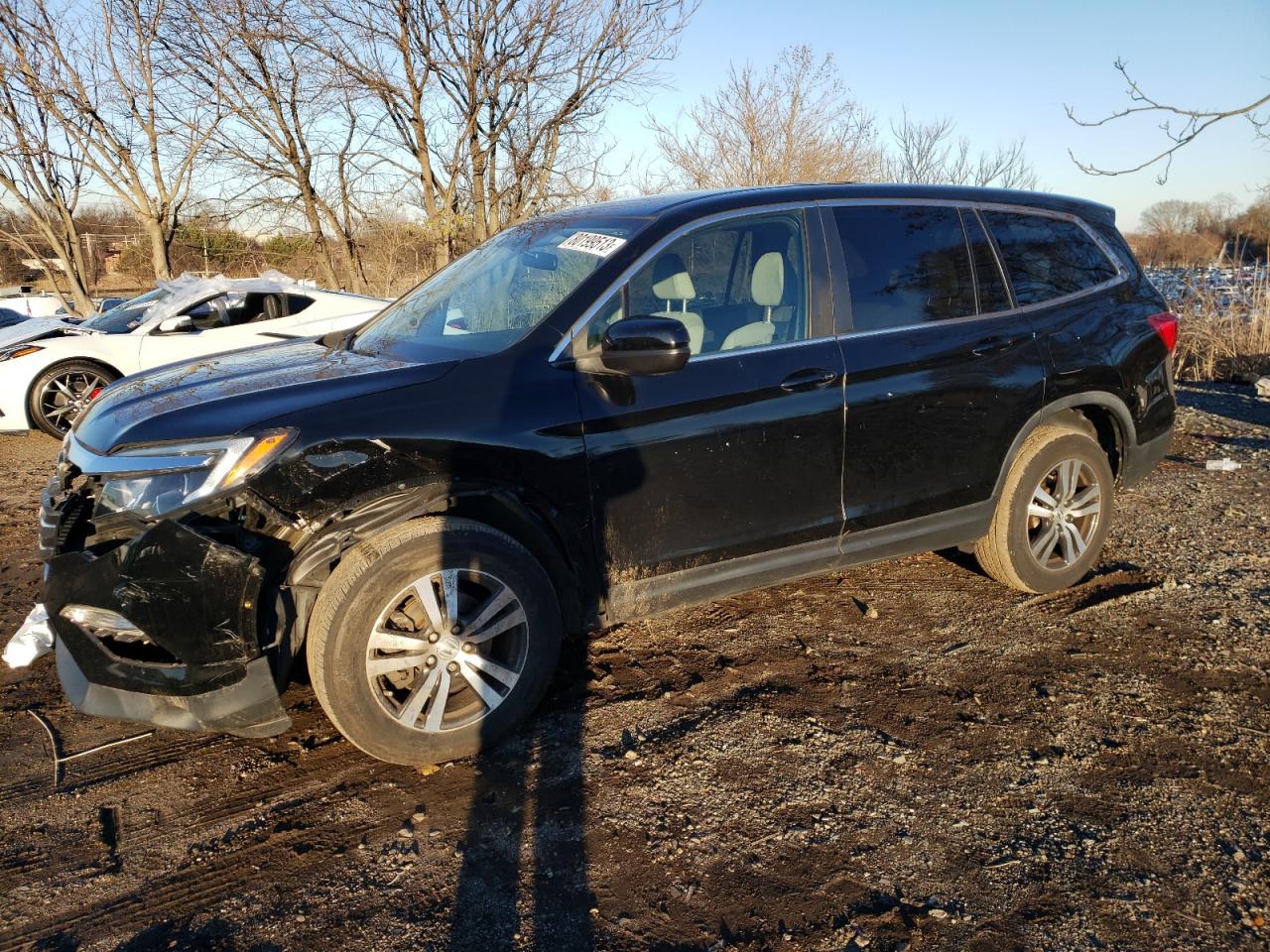 Image 1 of 2017 HONDA PILOT EX 2017 with VIN 5FNYF6H39HB050539