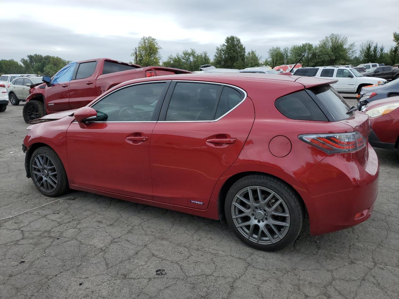 Image 2 of 2012 LEXUS CT 200 2012 with VIN JTHKD5BH1C2101942