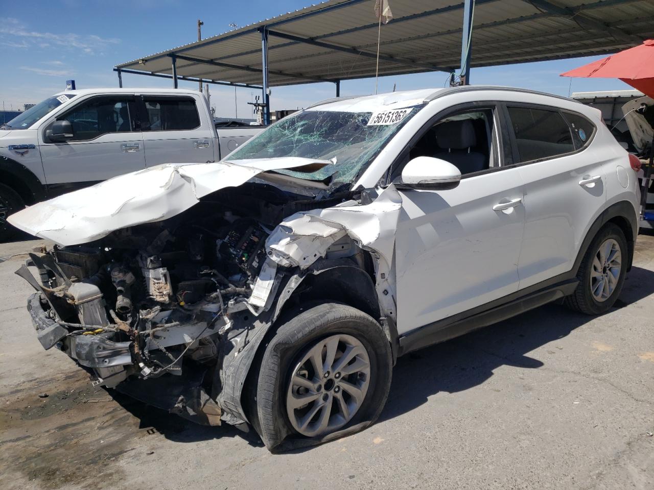 Image 1 of 2016 HYUNDAI TUCSON LIMITED 2016 with VIN KM8J33A27GU160985