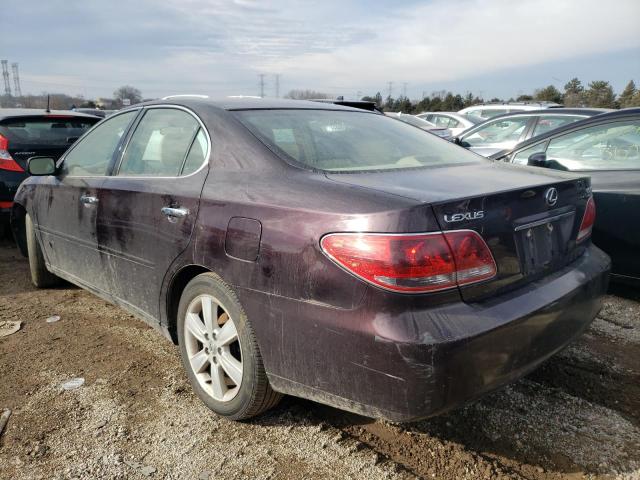 Image 2 of 2005 LEXUS ES 330 2005 with VIN JTHBA30G355103538