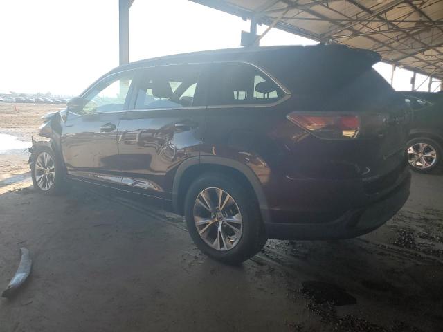 Image 2 of 2015 TOYOTA HIGHLANDER XLE 2015 with VIN 5TDKKRFH1FS070083