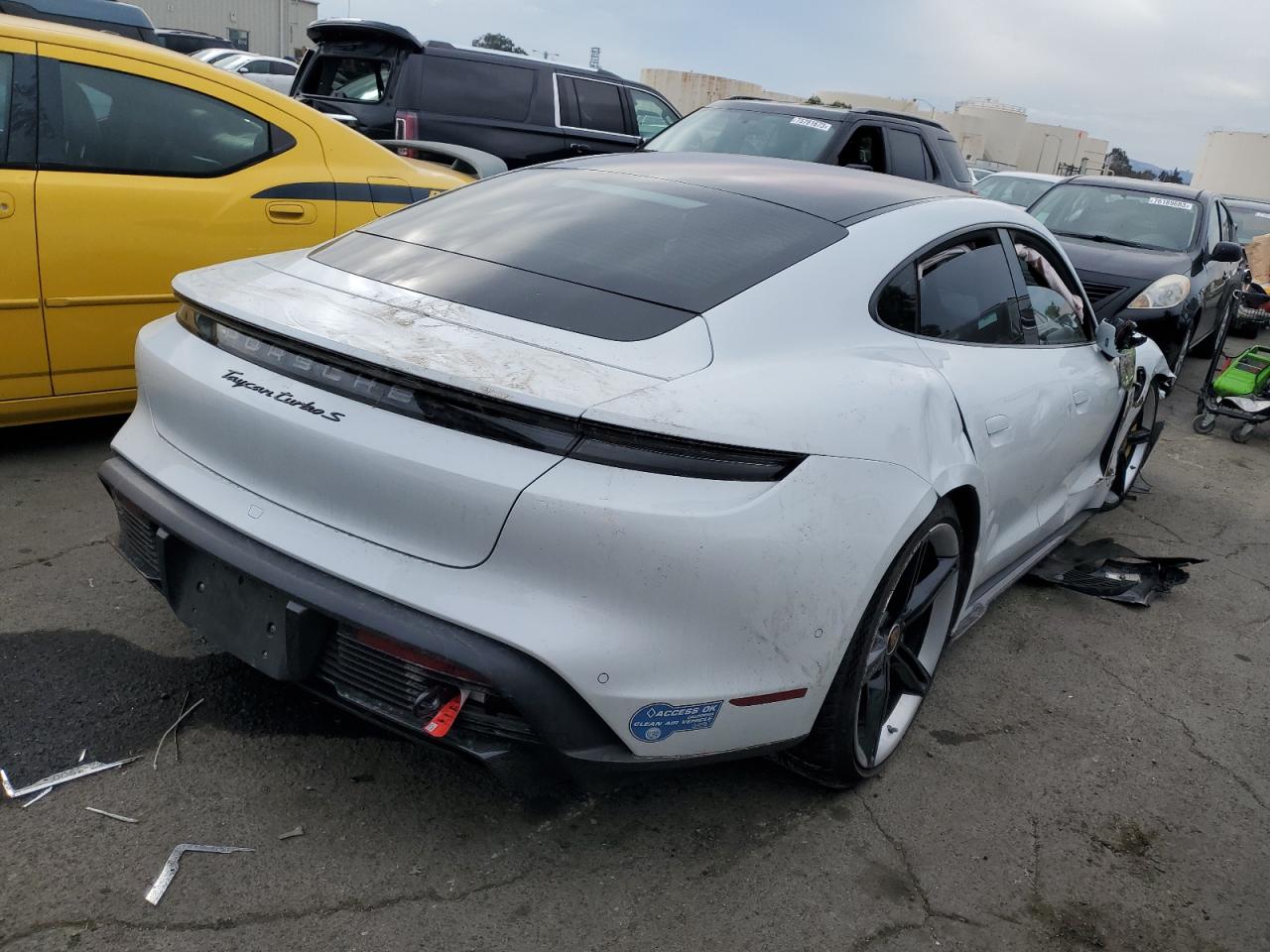 Изображение 3 2020 PORSCHE TAYCAN TURBO 2020 с VIN WP0AC2Y1XLSA70167