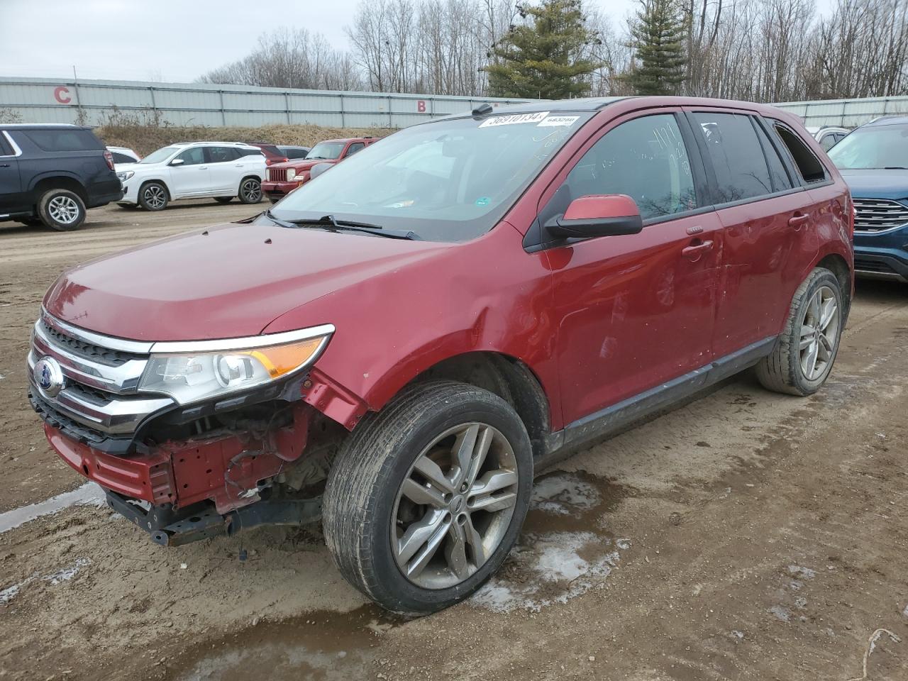 Изображение 1 2014 FORD EDGE SEL 2014 с VIN 2FMDK3JC2EBA42645