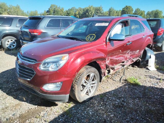 Image 1 of 2017 CHEVROLET EQUINOX PREMIER 2017 with VIN 2GNFLGEK8H6200610