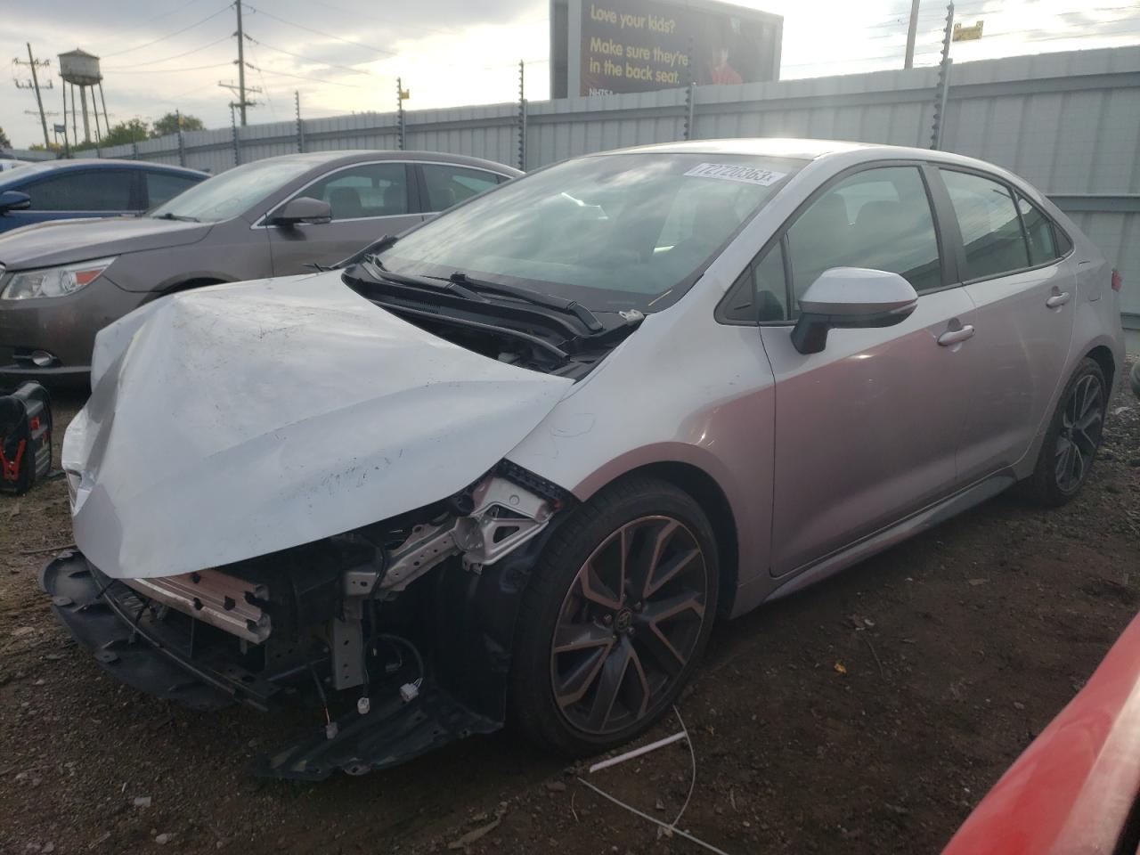 Image 1 of 2020 TOYOTA COROLLA SE 2020 with VIN 5YFS4RCE0LP046270