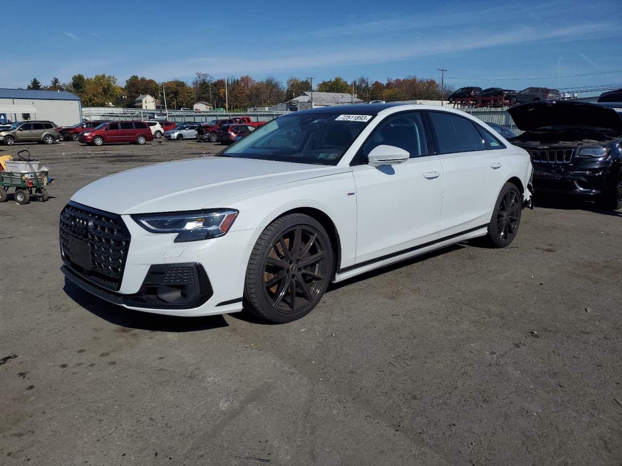 Image 1 of 2022 AUDI A8 L 2022 with VIN WAULDAF85NN000376