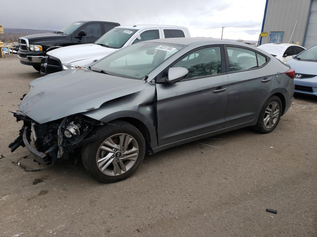 Image 1 of 2019 HYUNDAI ELANTRA SEL 2019 with VIN KMHD84LF0KU767713