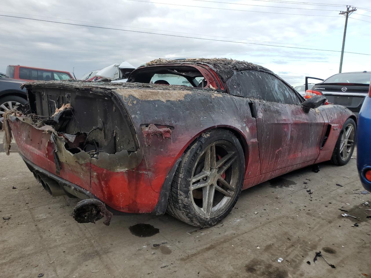 Изображение 3 2007 CHEVROLET CORVETTE Z06 2007 с VIN 1G1YY25E175105275