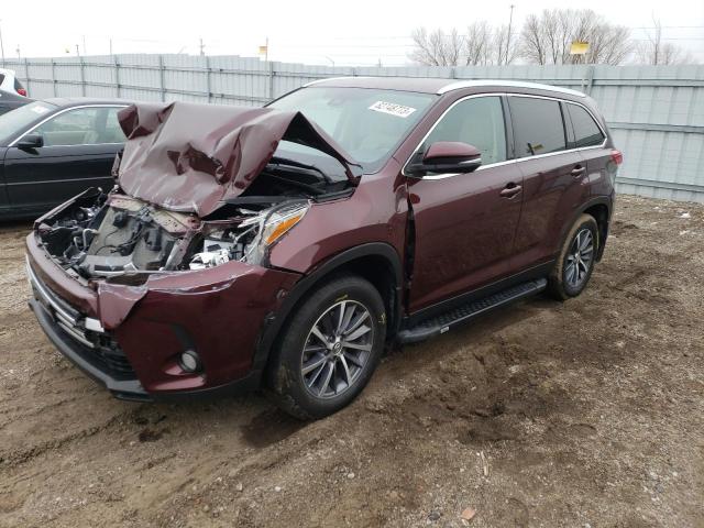 Obraz 1 z 2019 TOYOTA HIGHLANDER SE 2019 z VIN 5TDJZRFH3KS716886