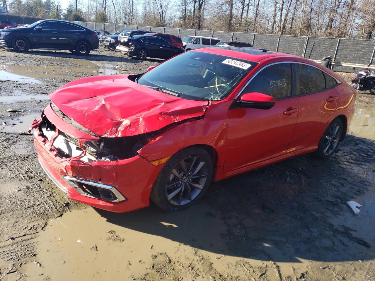 Obraz 1 z 2019 HONDA CIVIC EX 2019 z VIN JHMFC1F39KX001844