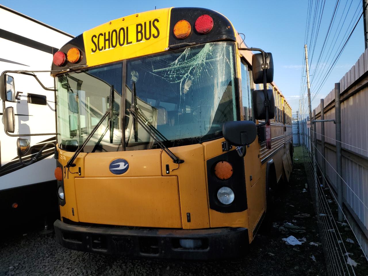 Image 1 of 2016 BLUE BIRD SCHOOL BUS / TRANSIT BUS  2016 with VIN 1BABNBPA5GF320839